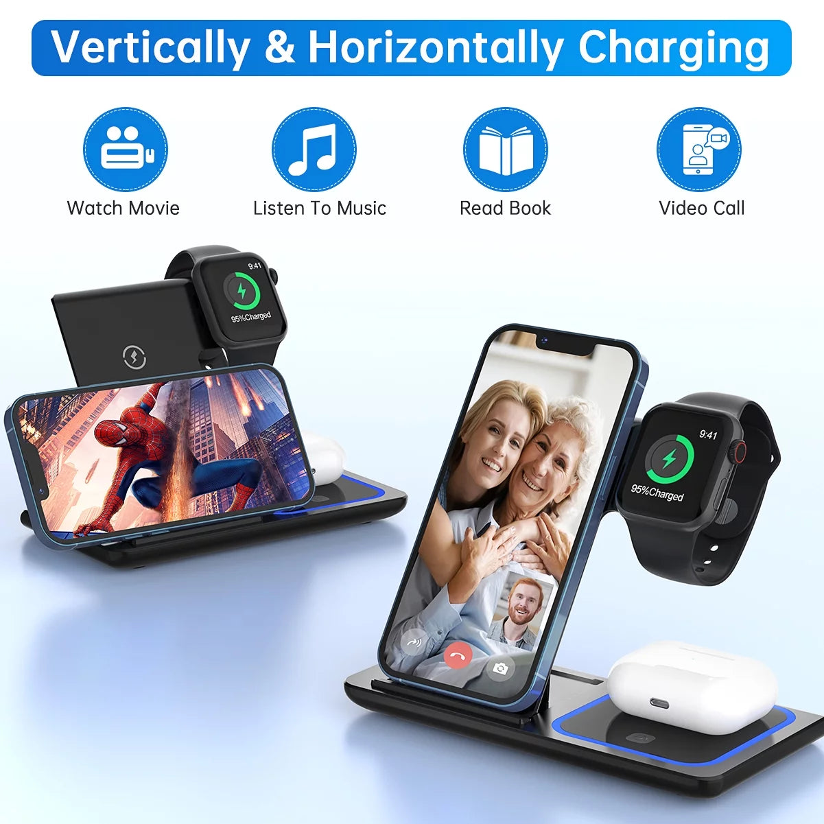 3-in-1 Wireless Charging Station