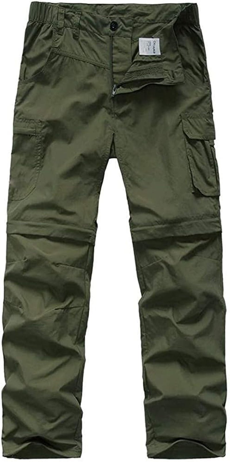 Men's Convertible Hiking Pants: Zip-Off Legs, Cargo Pockets, Lightweight & Quick-Drying