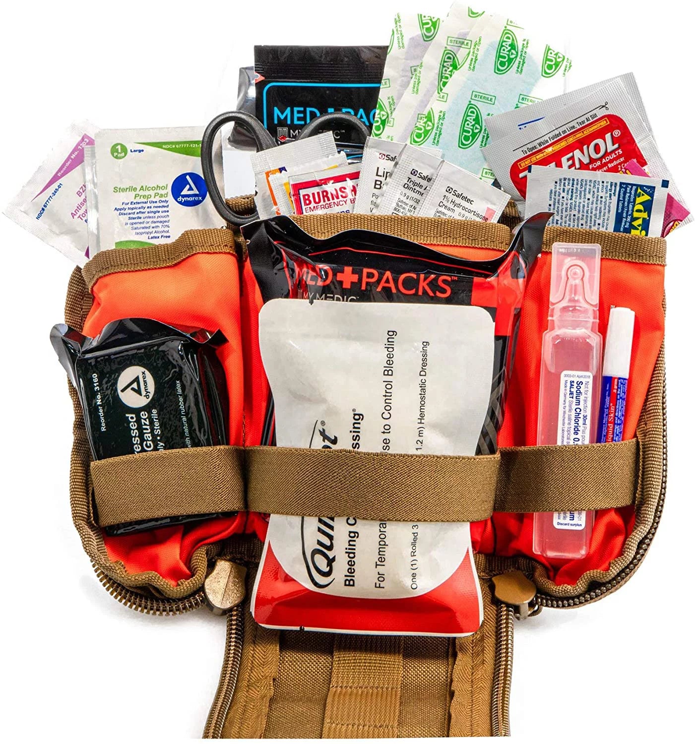 the Range Medic First Aid Kit, Basic, Orange