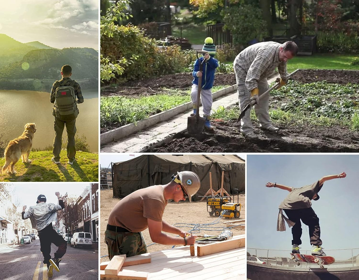 Men's Cargo Pants: Cotton Blend, Durable, Multi-Pocket, Perfect for Outdoor Activities