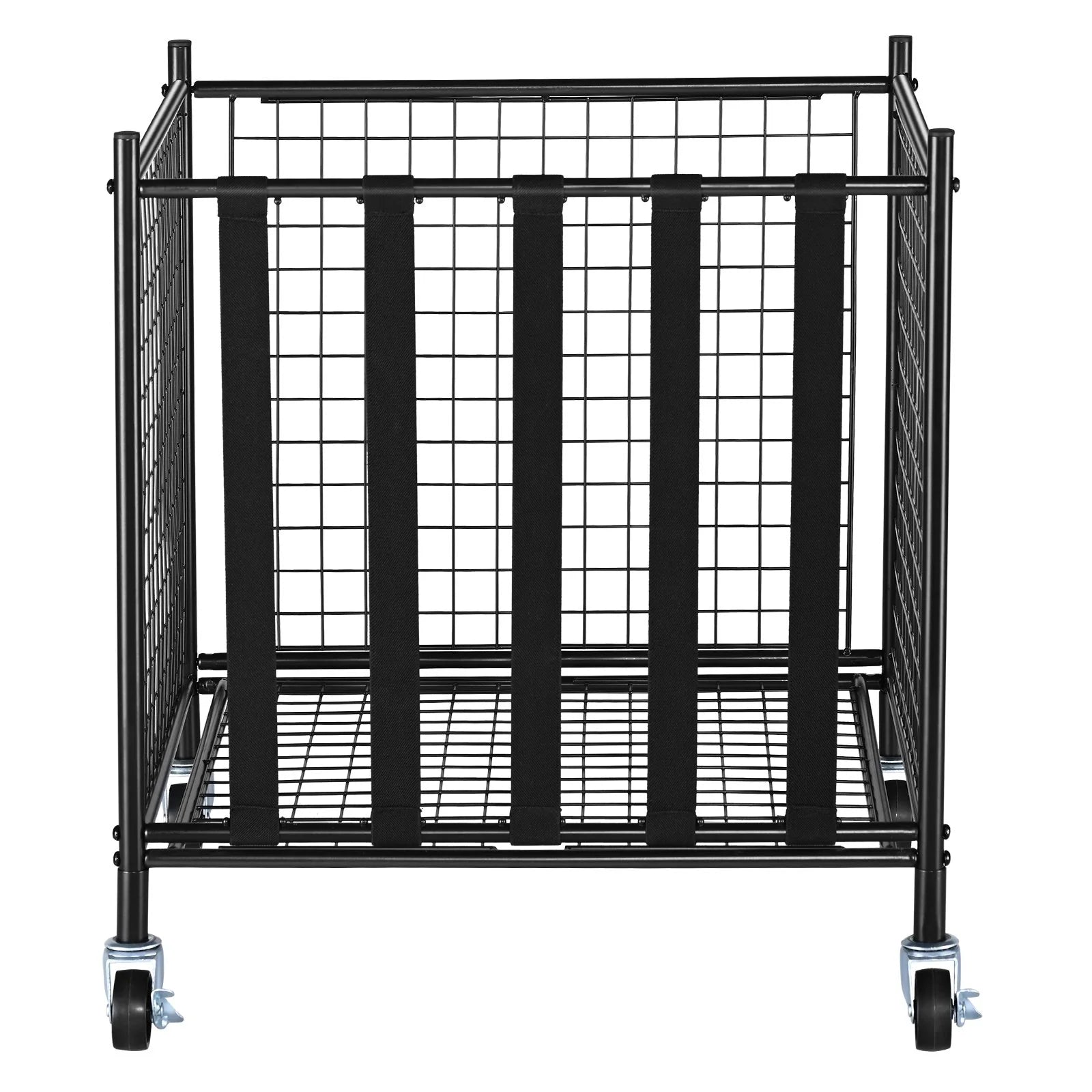 Rolling Sports Ball Cart: Lockable & Durable