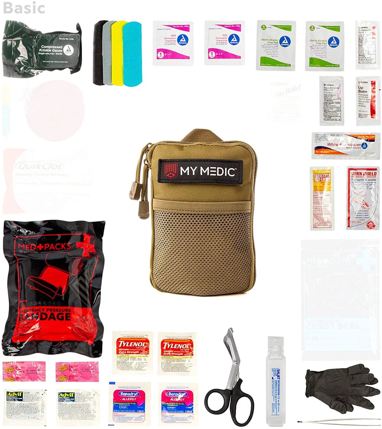the Range Medic First Aid Kit, Basic, Orange