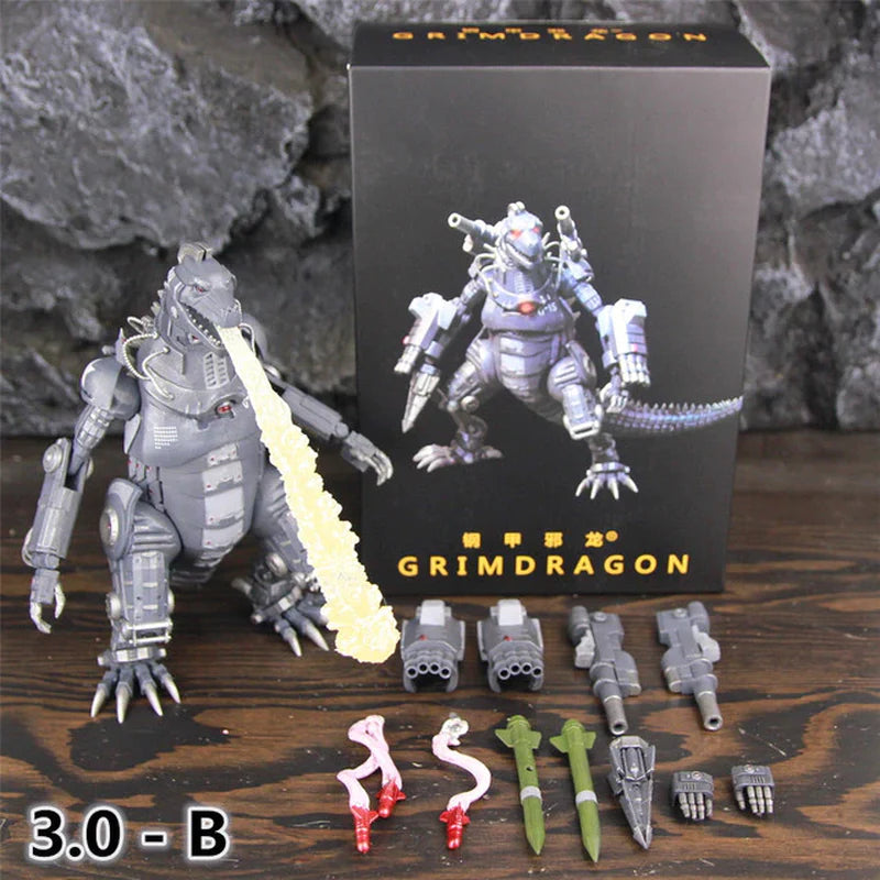 Machinery Monster Mecha Gojira 20Cm 8" Action Figure 2018 Movie Ready Player One Edition Head to Tail 28Cm Toys Doll Model