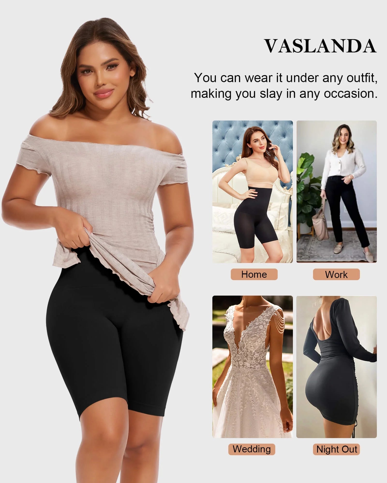 High-Waisted Tummy Control Shapewear Panties