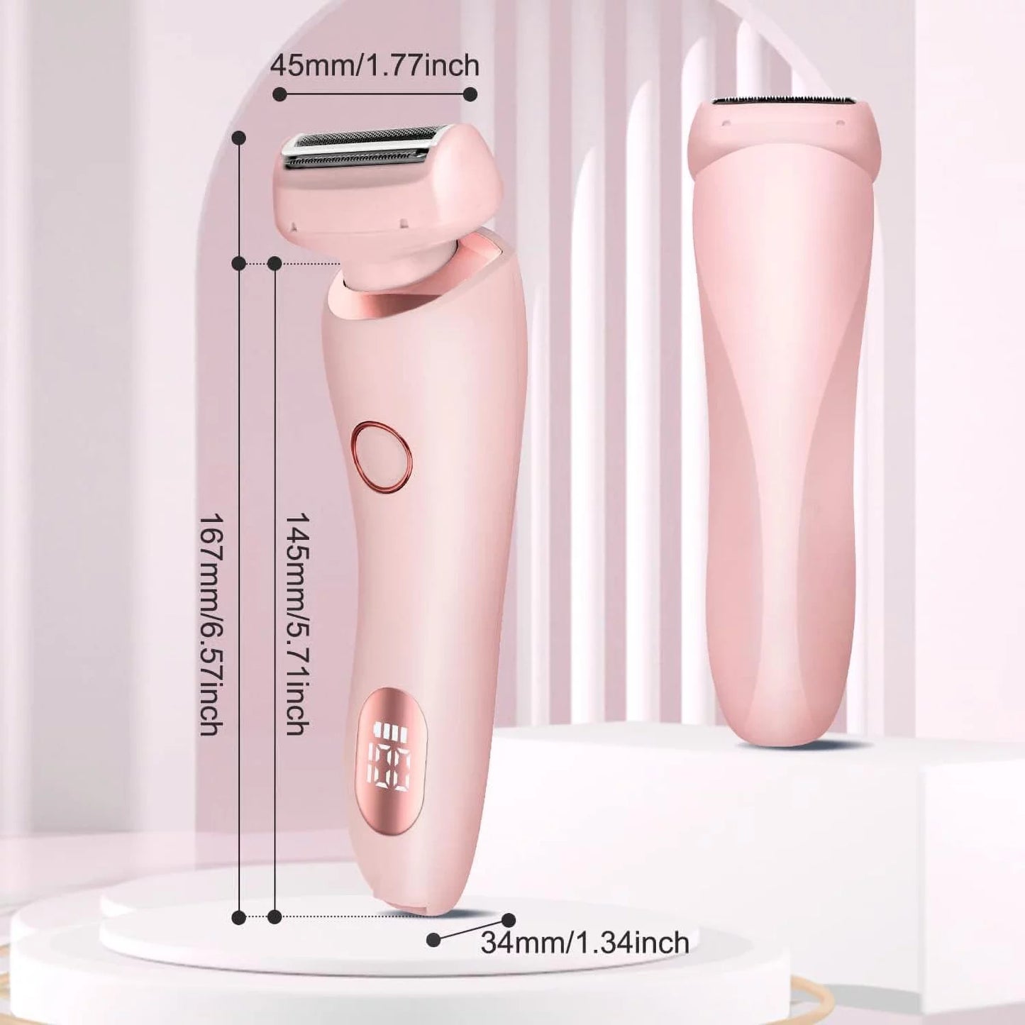 Electric Shaver for Women Rechargeable, Electric Razors for Women Wet and Dry Gift Set, Blue