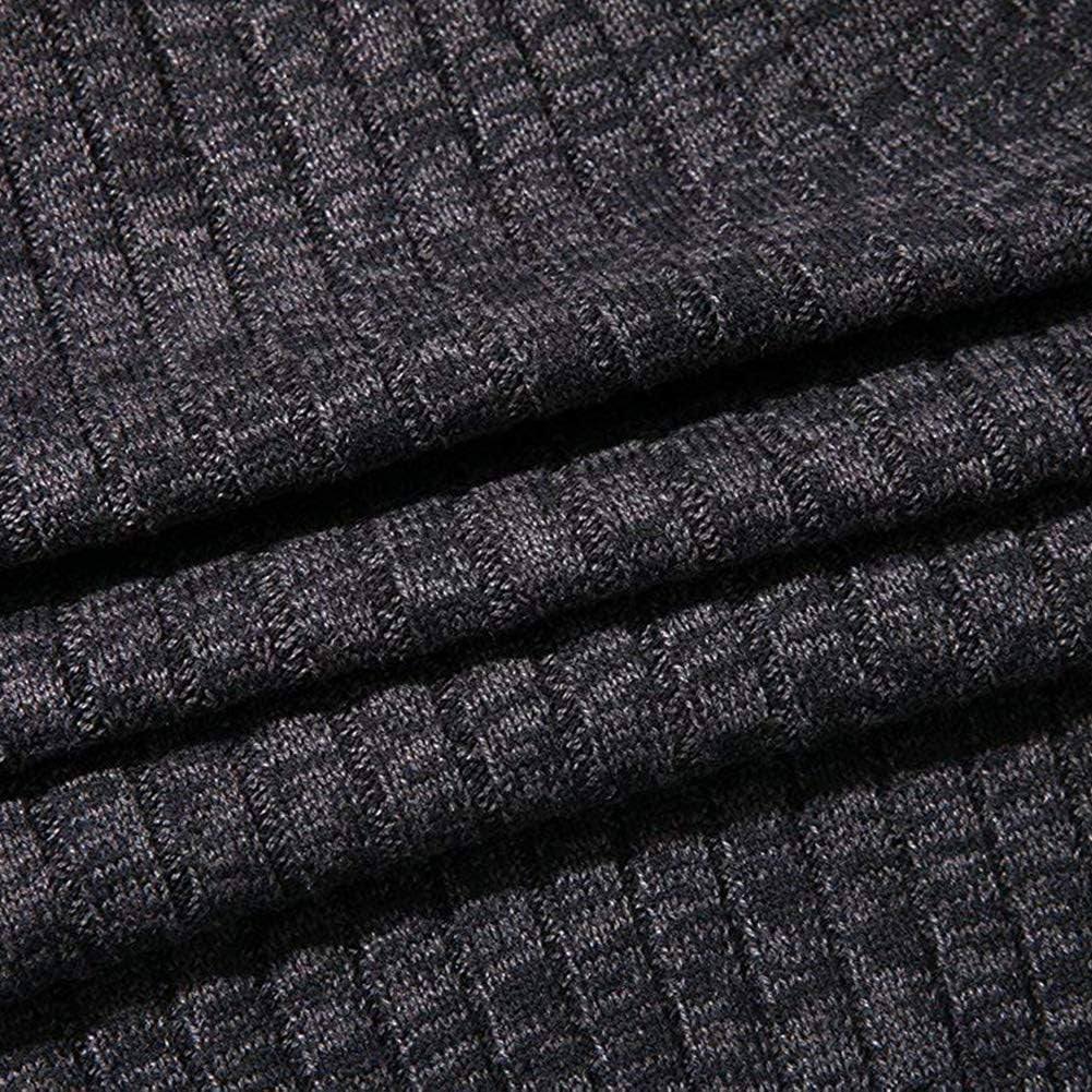 Men's Tailored Slim Fit Full-Zip Cardigan Sweater Featuring a Stand Collar and Dual Front Pockets.