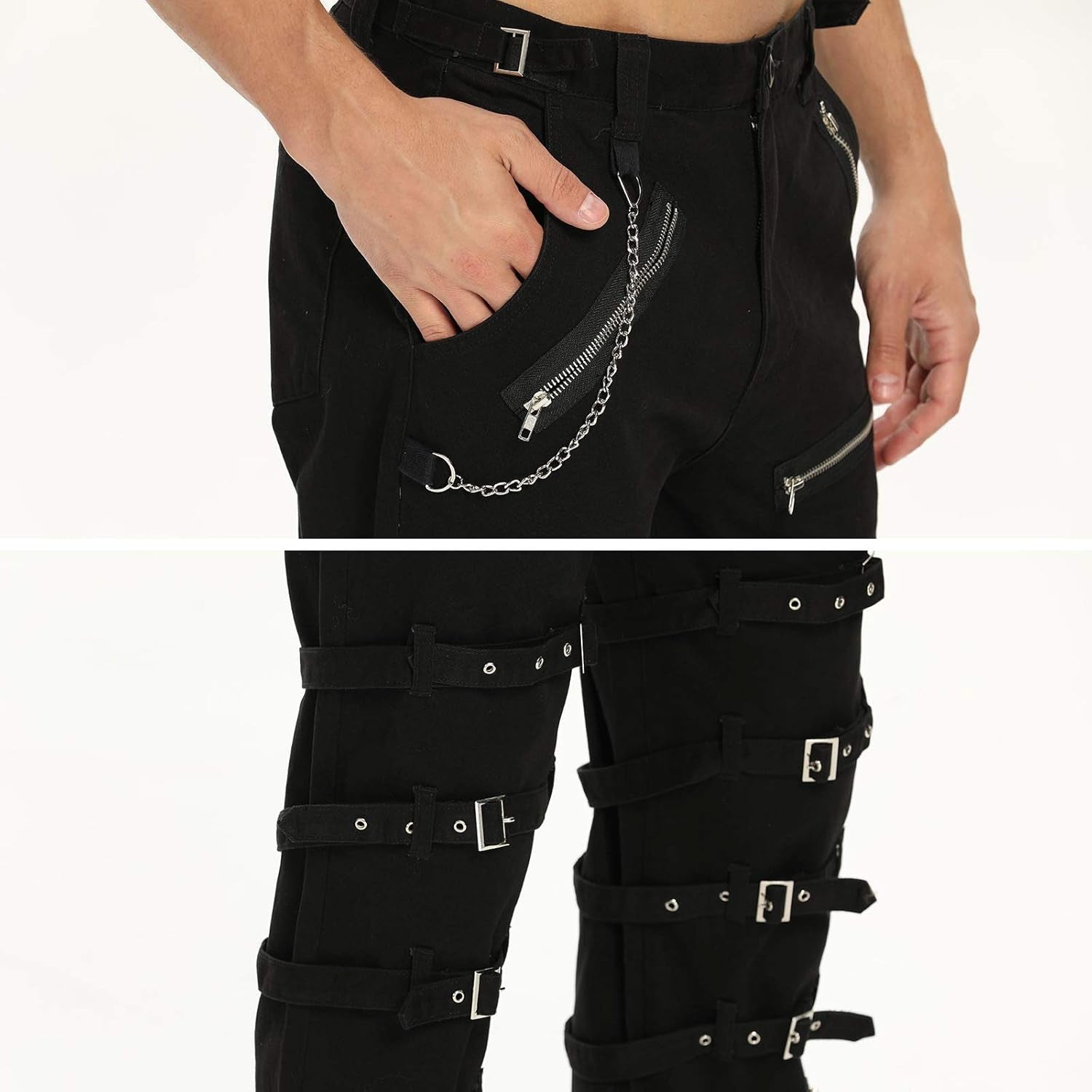 Men's Cargo Pants: Cotton Blend, Durable, Multi-Pocket, Perfect for Outdoor Activities