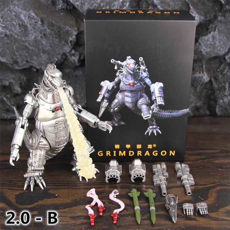 Machinery Monster Mecha Gojira 20Cm 8" Action Figure 2018 Movie Ready Player One Edition Head to Tail 28Cm Toys Doll Model