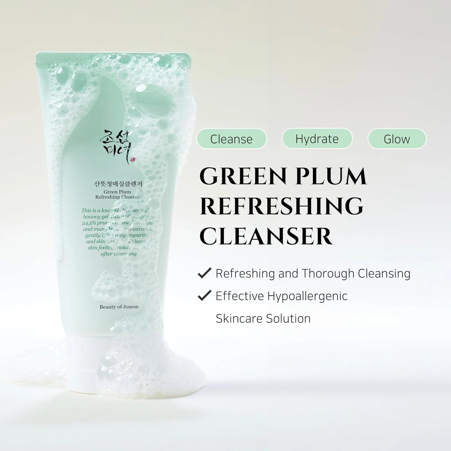 Green Tea Cleansing Gel: Deep Pore Cleanser for Acne & Blackheads