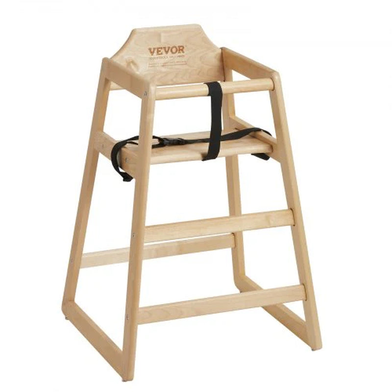 Toddler High Chair: Wooden, Double Tray