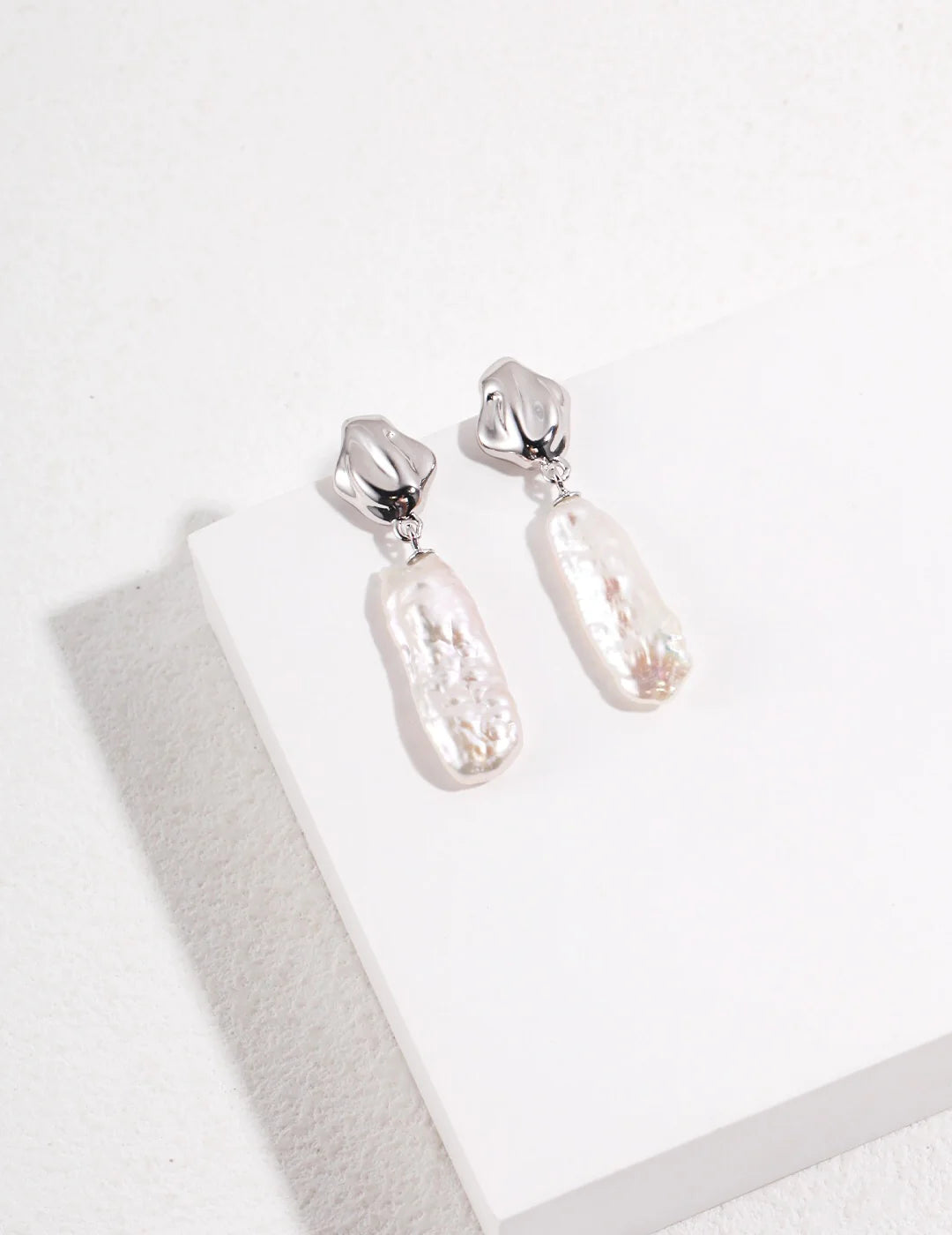 Baroque Irregular Pearl Drop Earrings