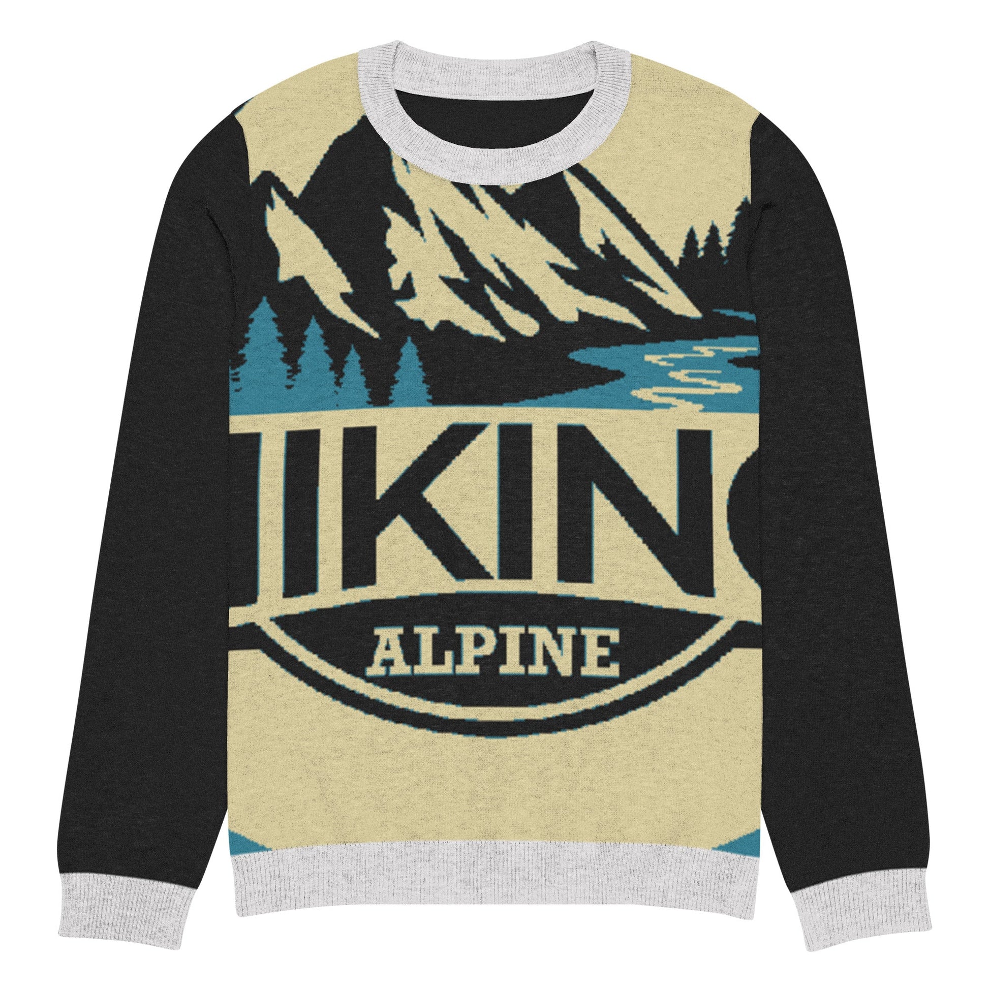 Hiking Alpine Knitted Crew Neck Sweater