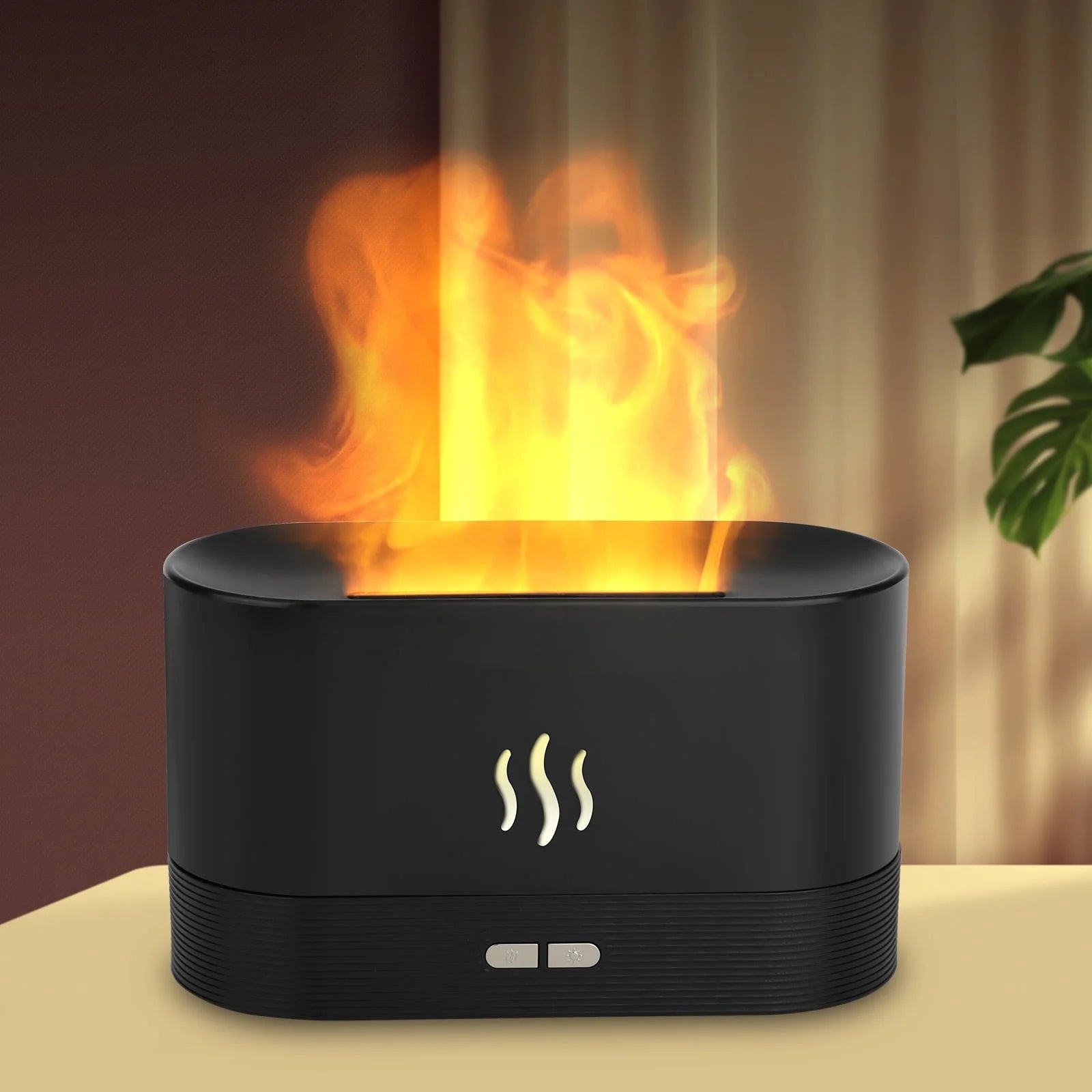 USB Flame Humidifier for Home, Office & Spa