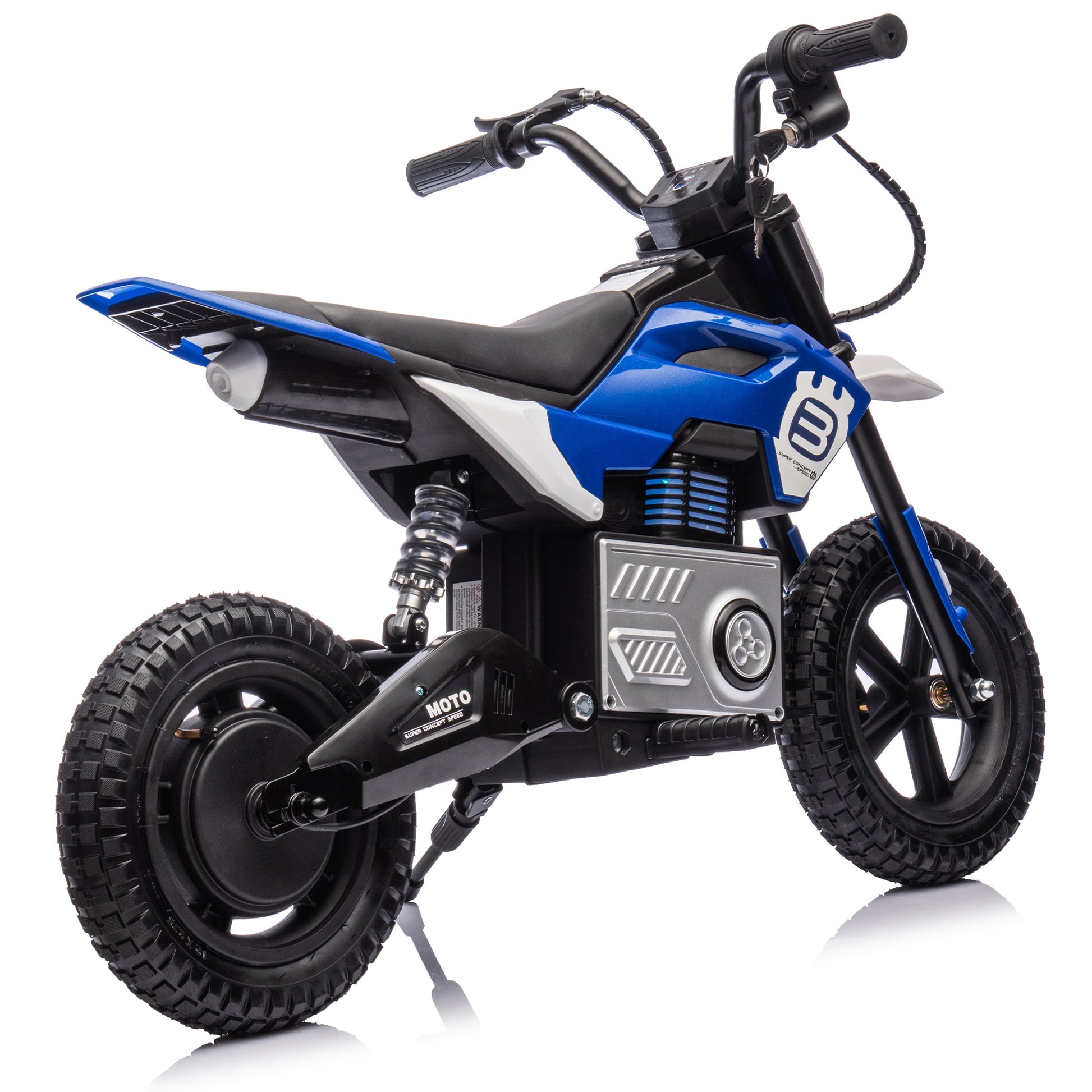 Kids 24V Electric Motocross Bike, 9.38 MPH