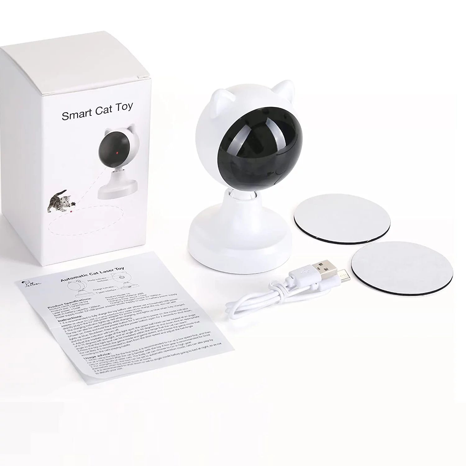 Interactive Laser Cat Toy, Automatic & Rotating