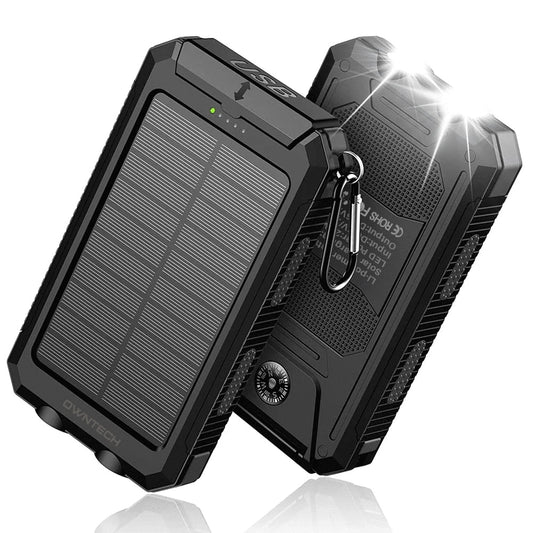 Portable Solar Power Bank, 20000mAh, for Phones & Android