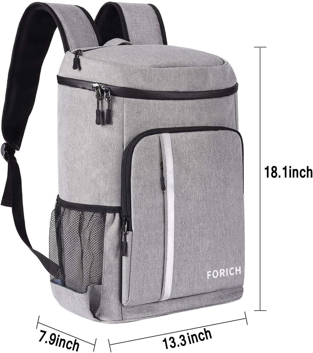 Waterproof Backpack Cooler: 30 Can, Leakproof, Insulated