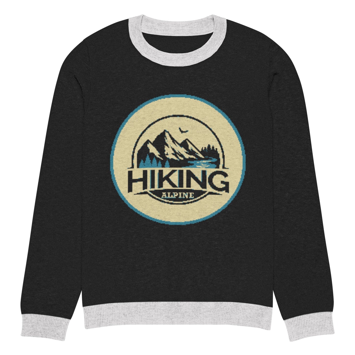 Hiking Alpine Knitted Crew Neck Sweater