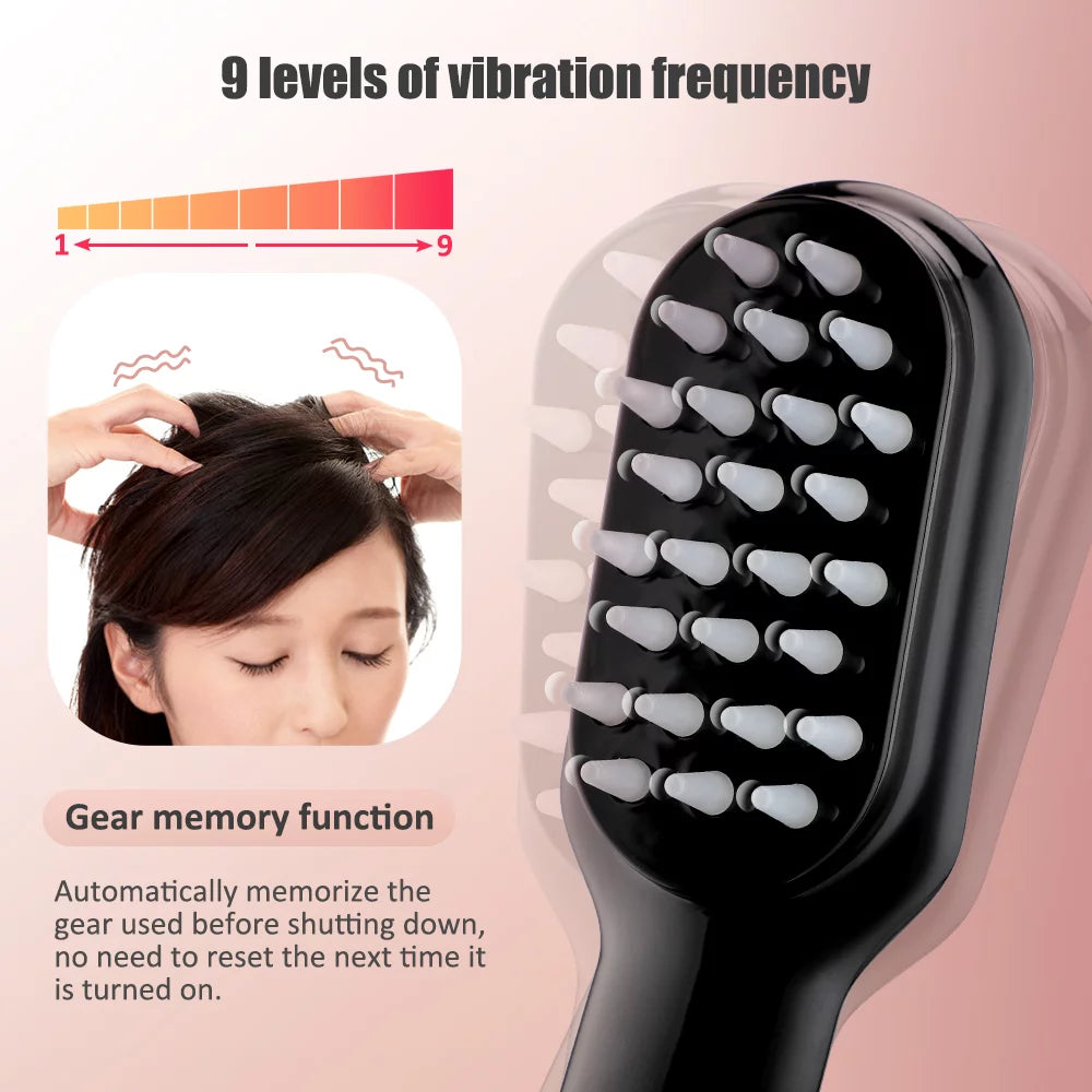 Laser Hair Regrowth Comb with Red & Blue Light Therapy