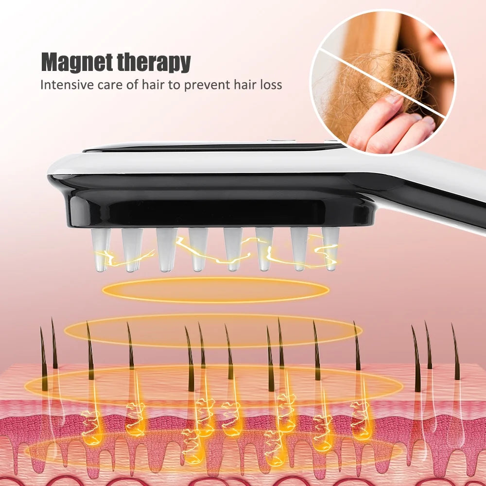 Laser Hair Regrowth Comb with Red & Blue Light Therapy