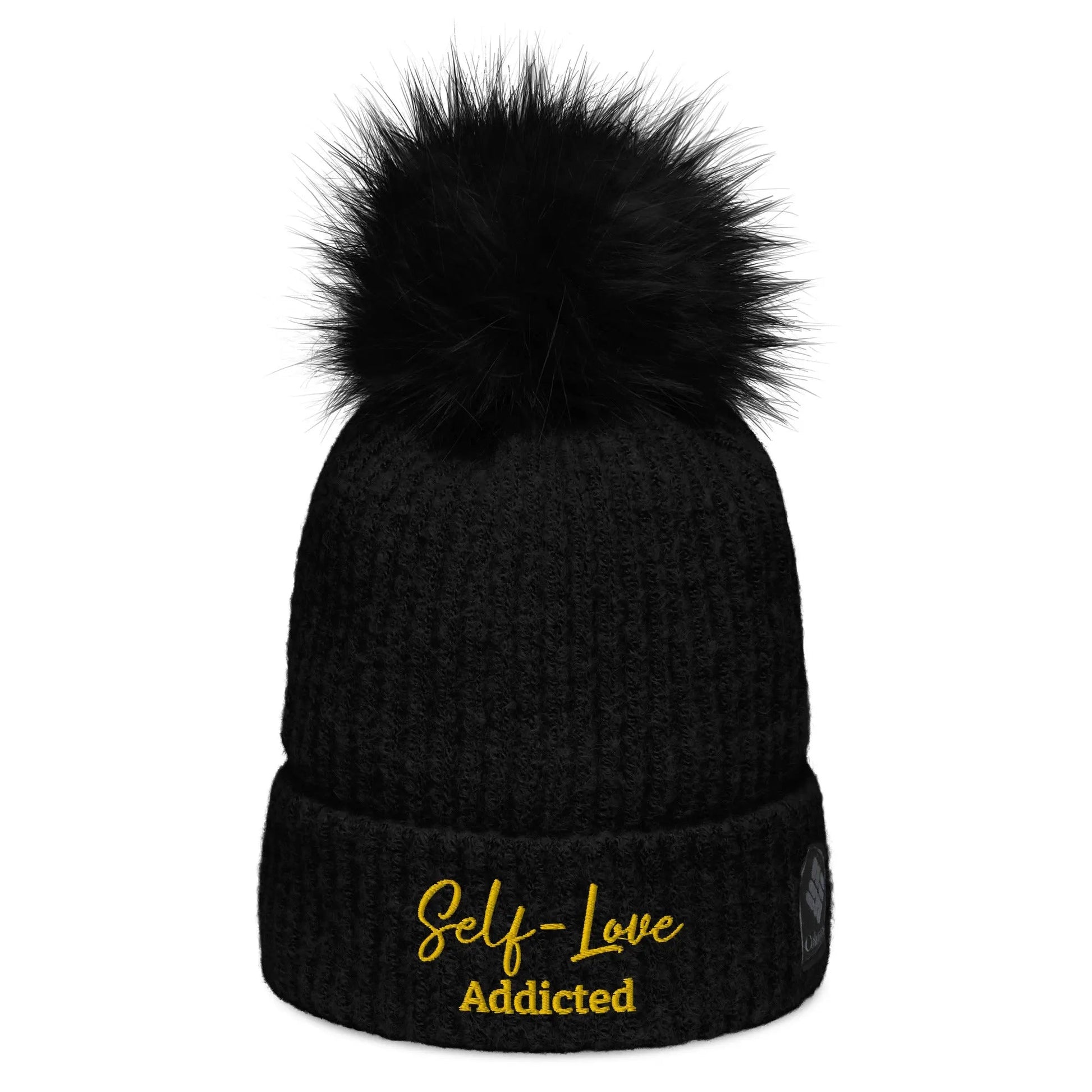 Winter Hats - Self Love - Columbia Pom-Pom Beanie with Embroidery