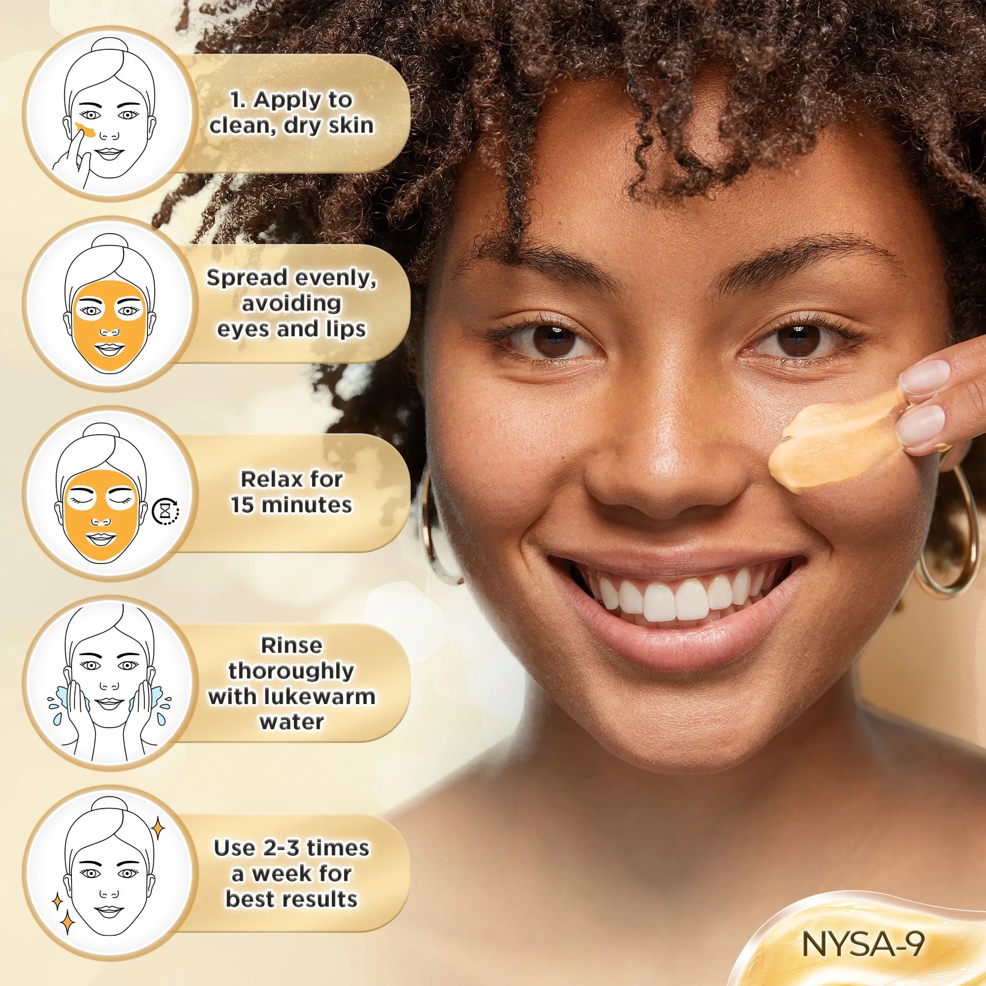 Turmeric Clay Mask for Skin Brightening & Deep Pore Cleansing