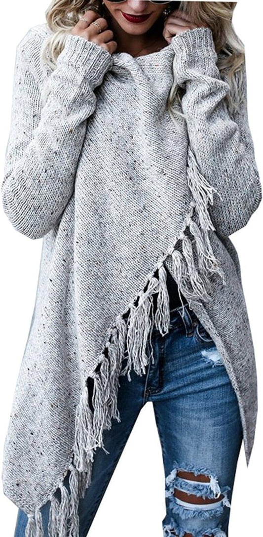 Women's Open Front Knit Cardigan