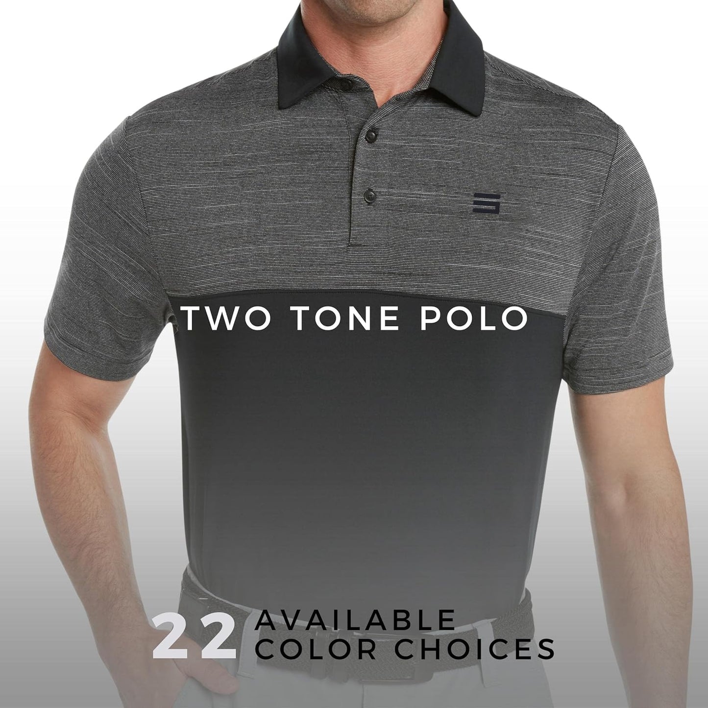 Men's Quick-Dry Moisture-Wicking Short-Sleeve Polo Shirt