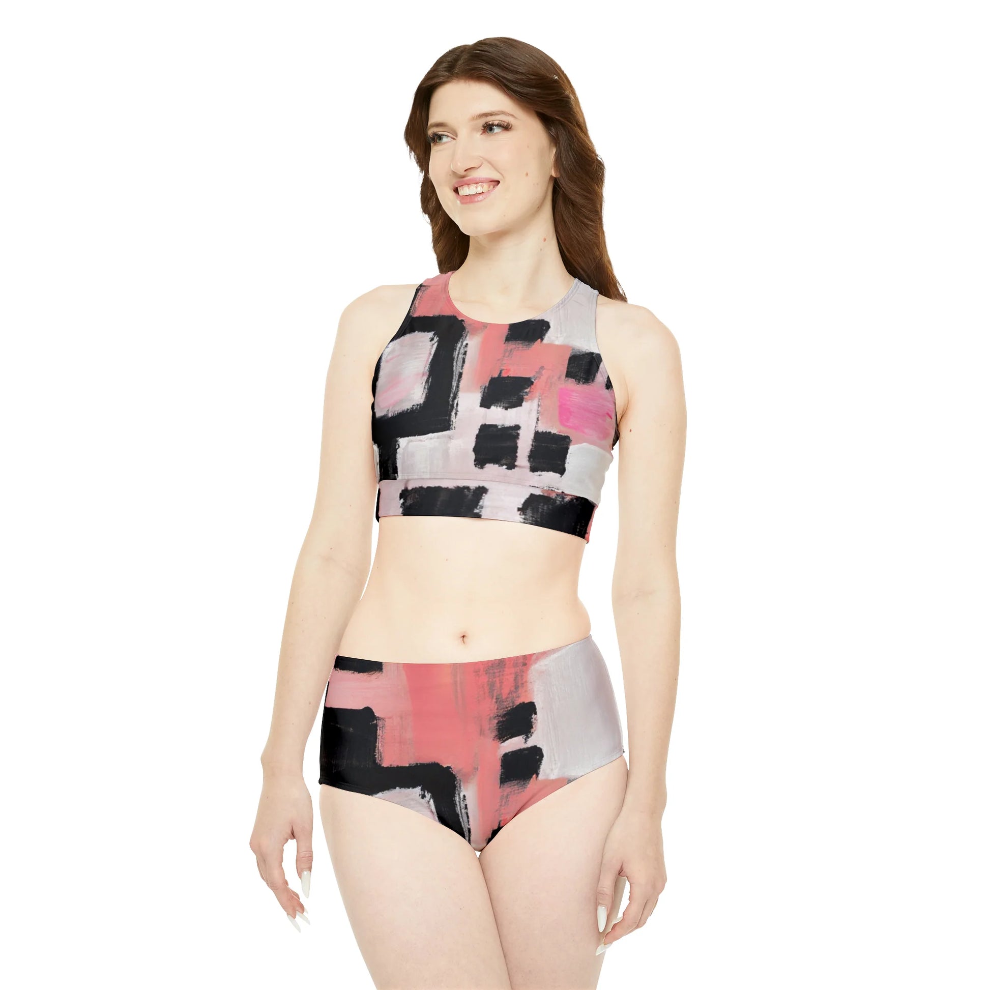 Bikini Set Sporty Full-Coverage CUBE by Queennoble