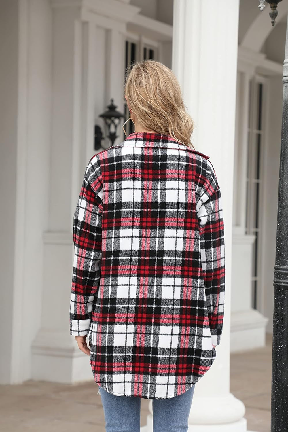 Flannel Shirt Jacket for Women