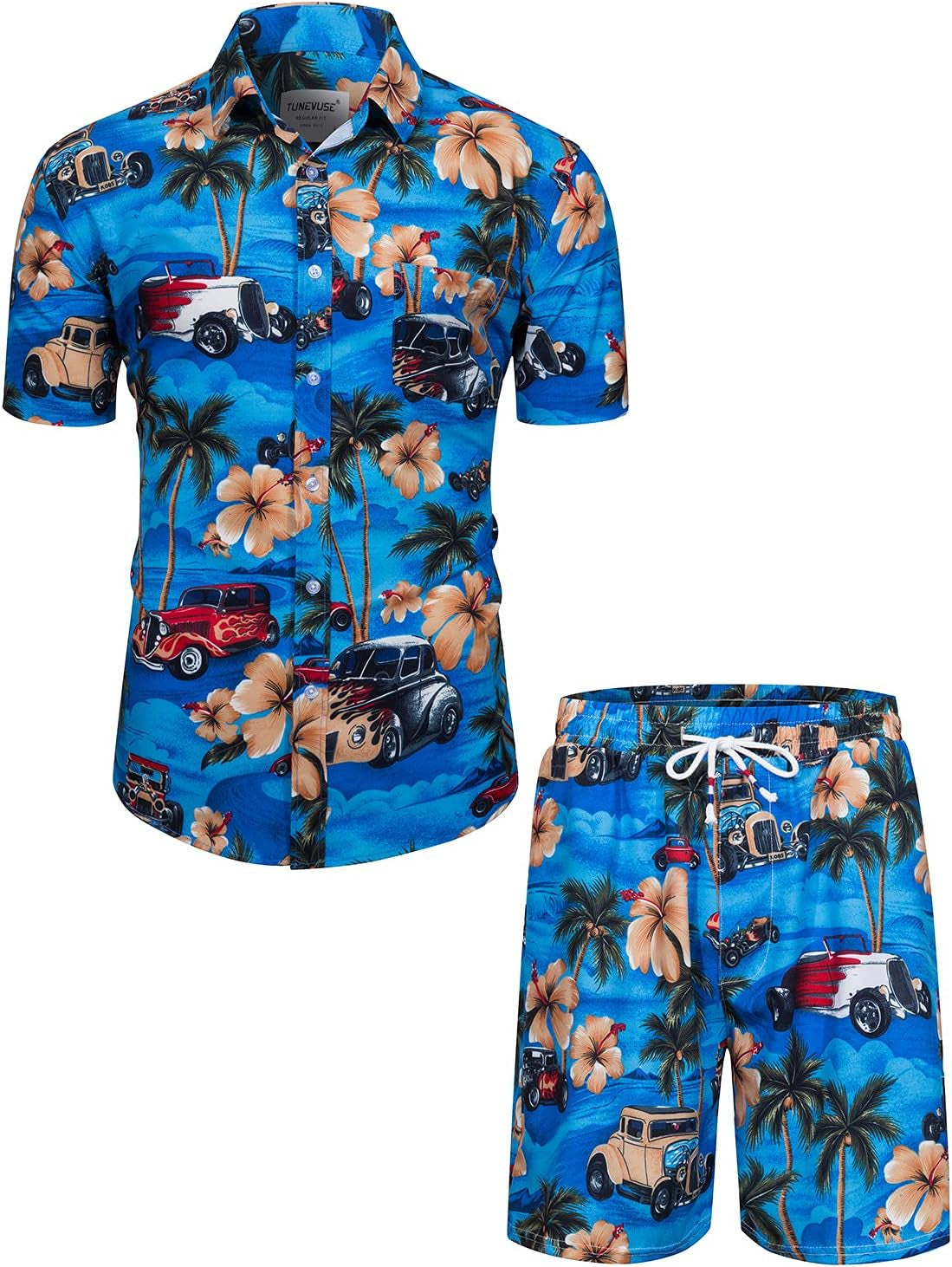 Tropical 2-Piece Shirt Set