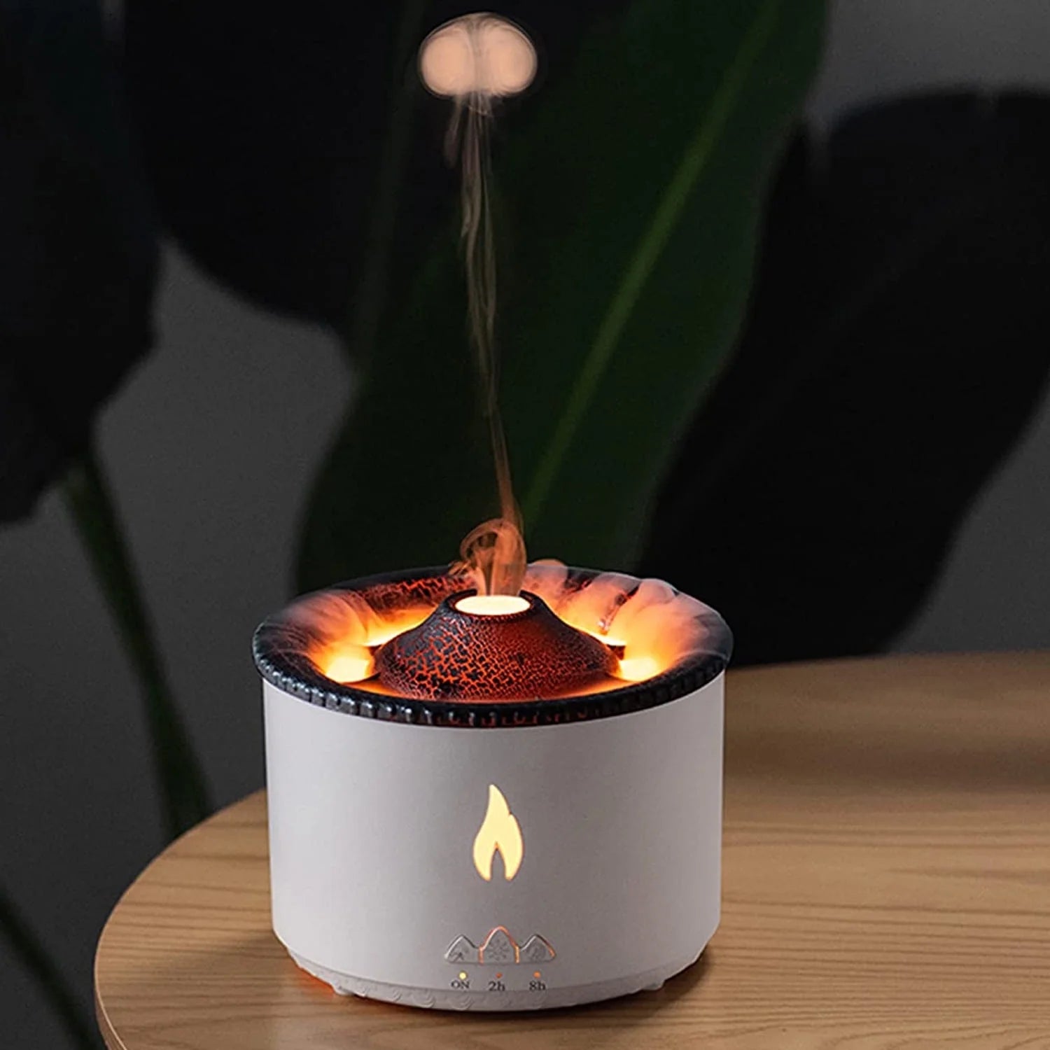 Flame & Volcano Diffuser: Ultrasonic Essential Oil Humidifier