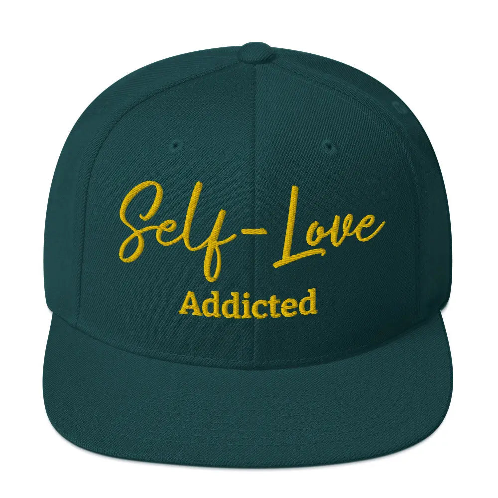 Self Love Addicted Snapback Hat with Embroidery