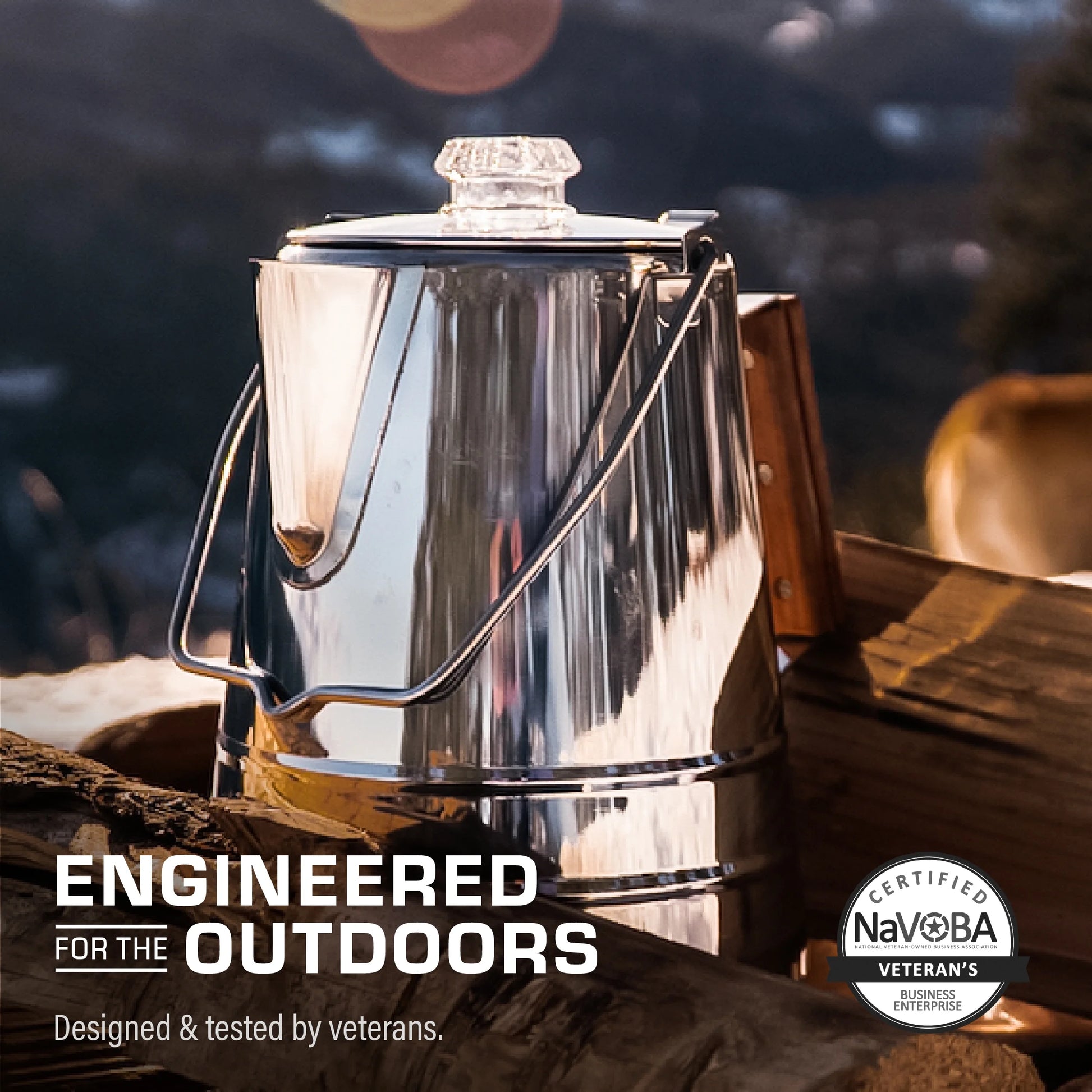 Scoutmaster 24-Cup Stainless Steel Coffee Percolators