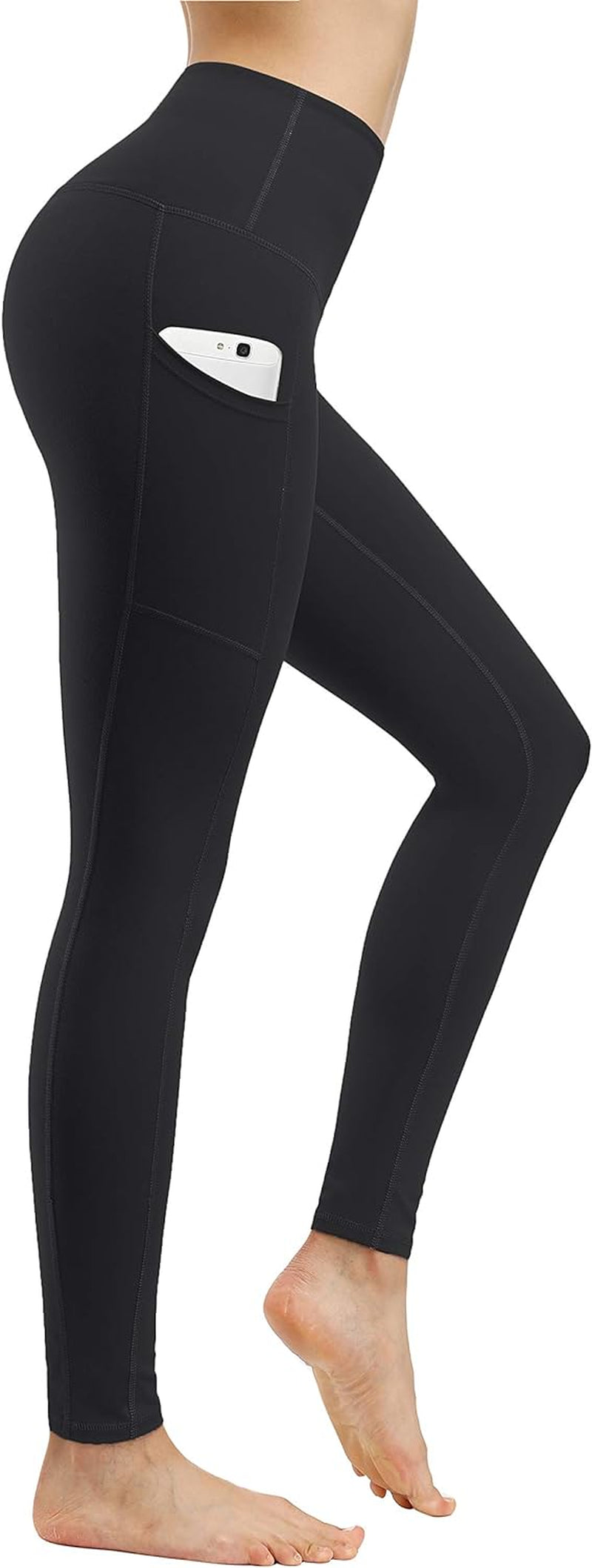 Women's Yoga Leggings: 2-Pack, High-Waisted, 4-Way Stretch