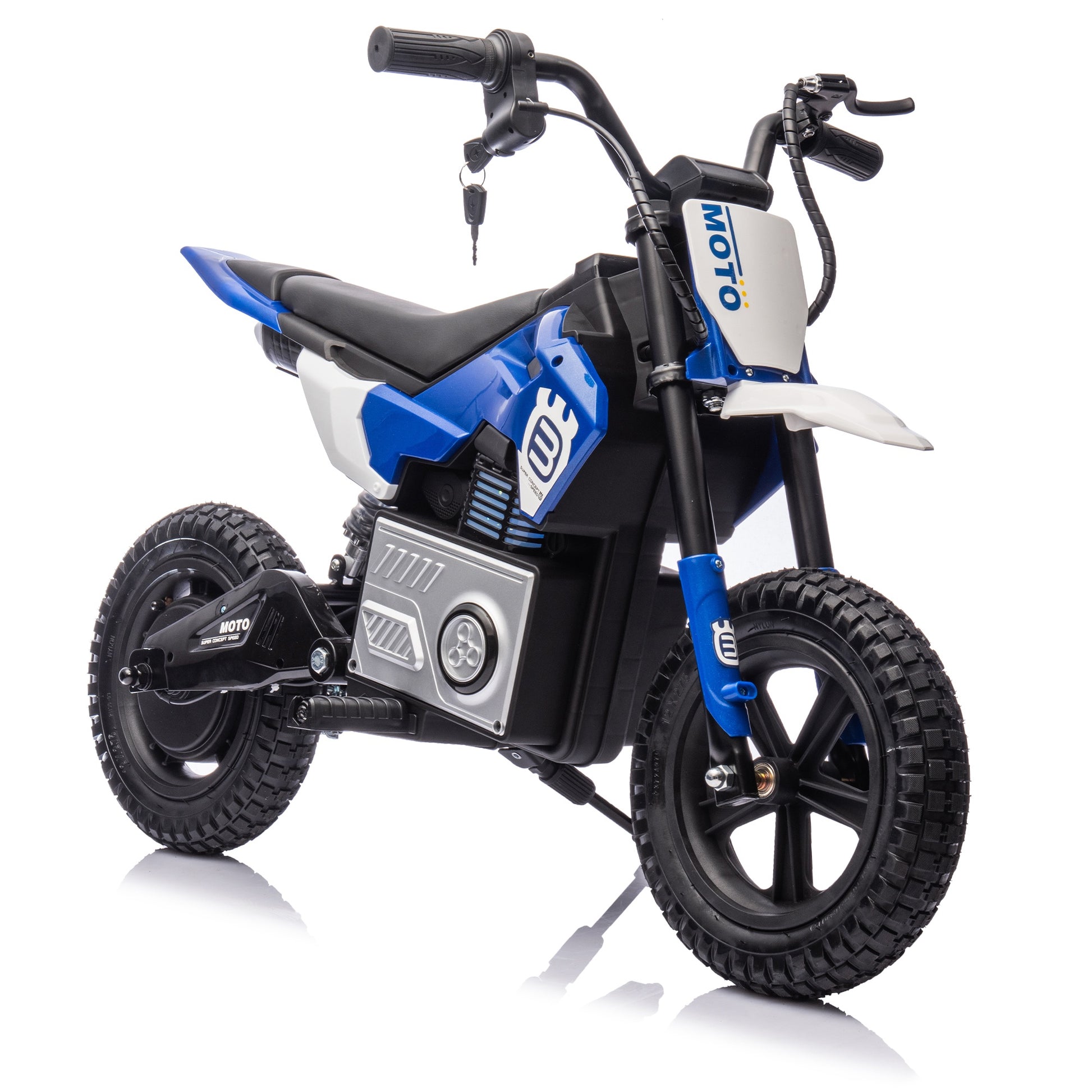 Kids 24V Electric Motocross Bike, 9.38 MPH