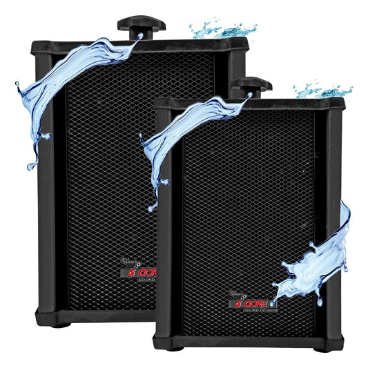 5-Core Outdoor Stereo System: 100W Peak Power