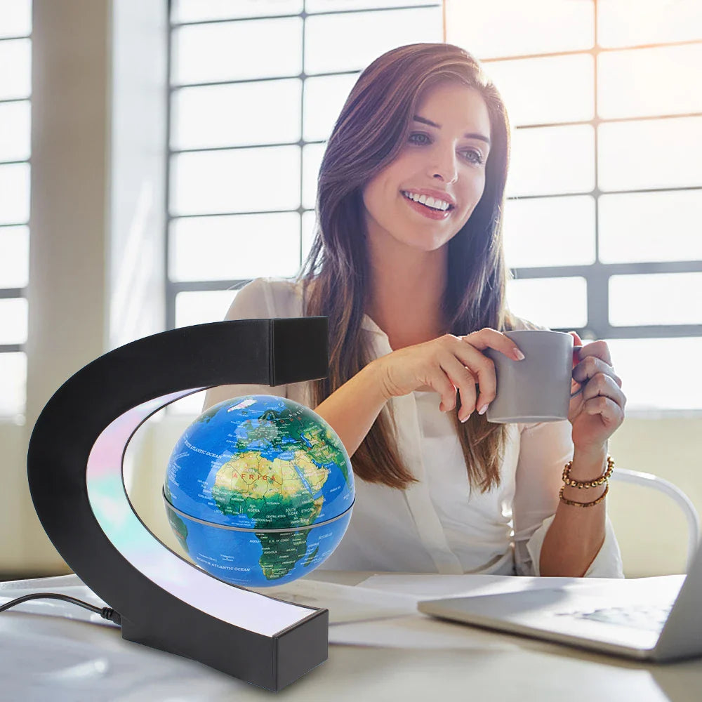 Levitating Magnetic LED Globe Lamp