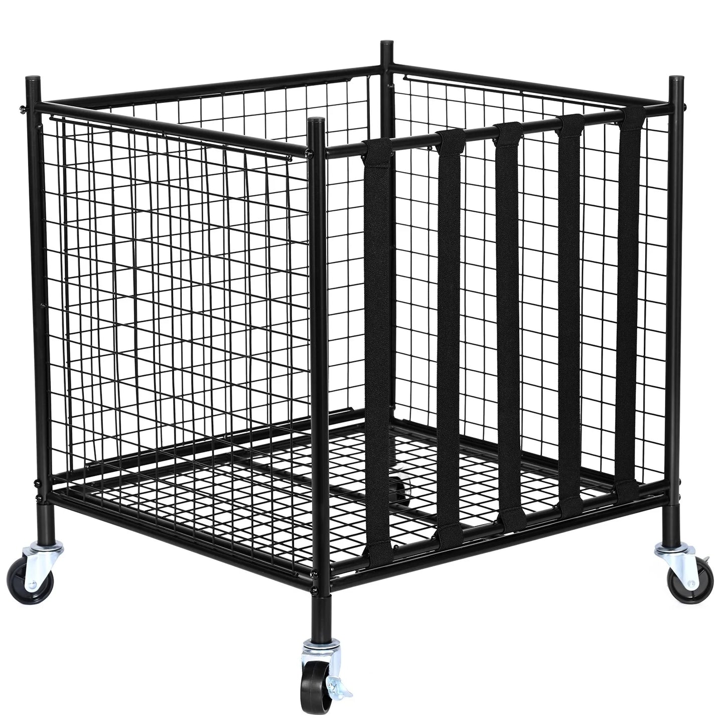 Rolling Sports Ball Cart: Lockable & Durable