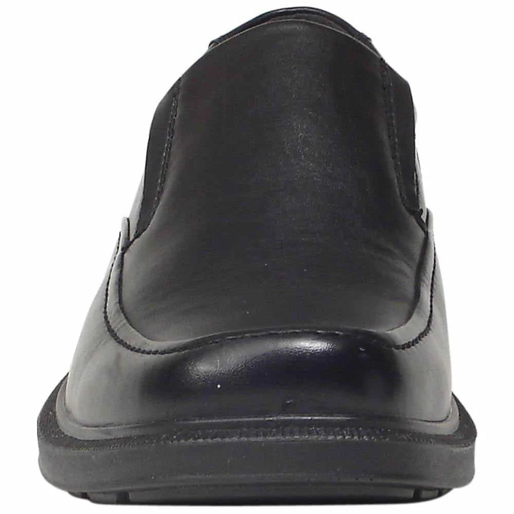 Men'S Brooklyn Leather Dress Comfort Loafer - Black - 14 Wide