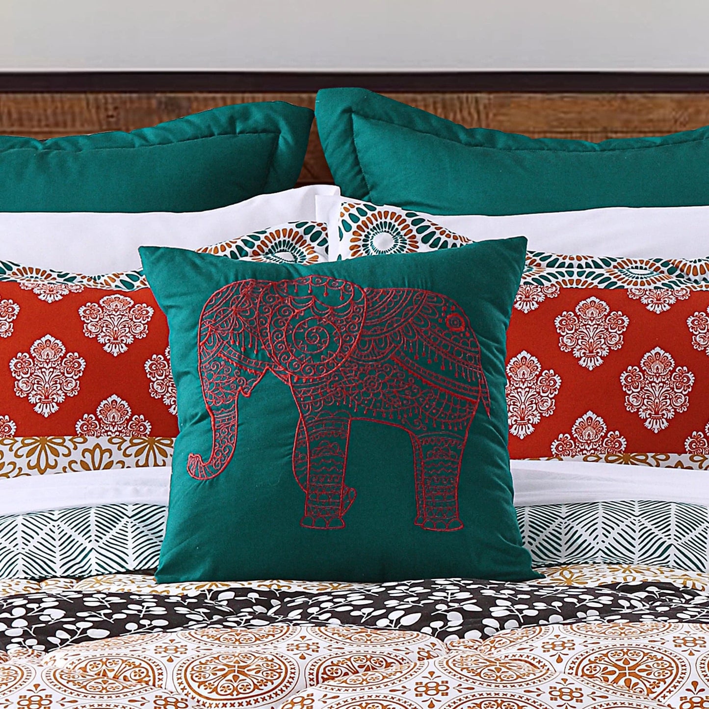 Bohemian Stripe 7 Piece Comforter Set by