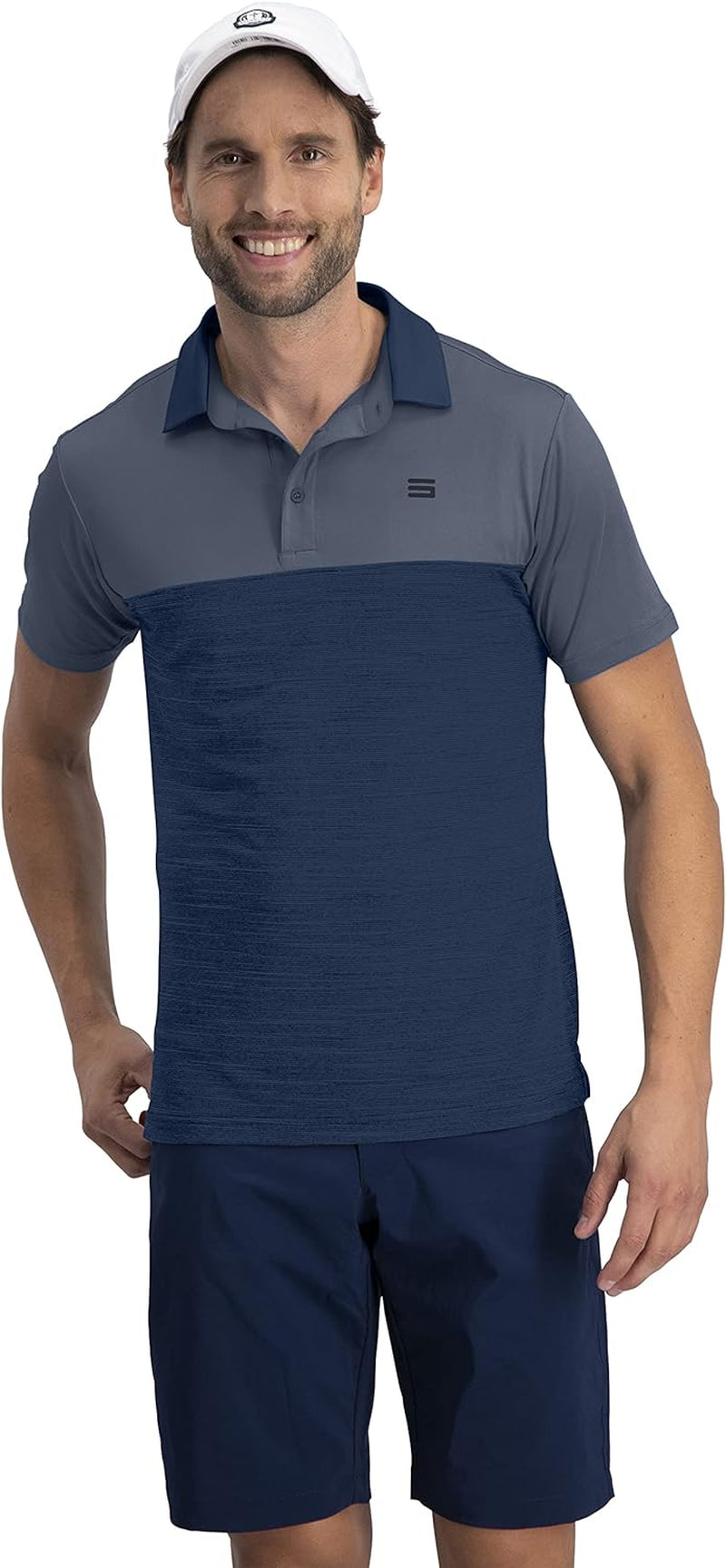 Men's Quick-Dry Moisture-Wicking Short-Sleeve Polo Shirt