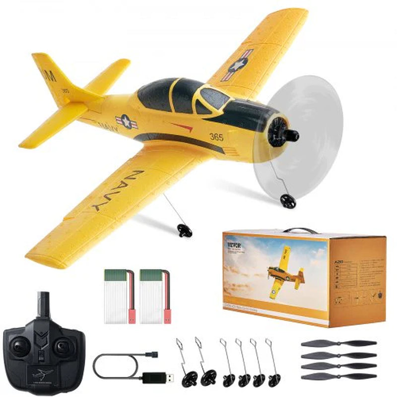 VEVOR RC Airplane Trainer Aircraft EPP Foam RC Plane Toy 2.4 Ghz Remote Control