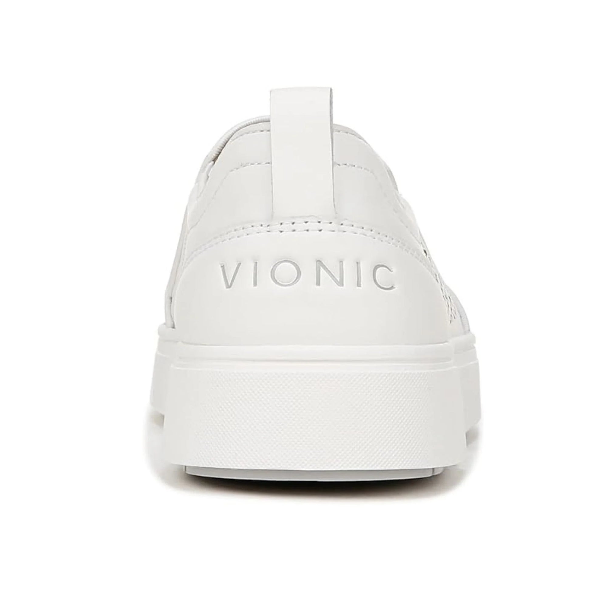 Vionic Women'S Uptown Slip-Ons Loafer Kimmie Perf White Leather