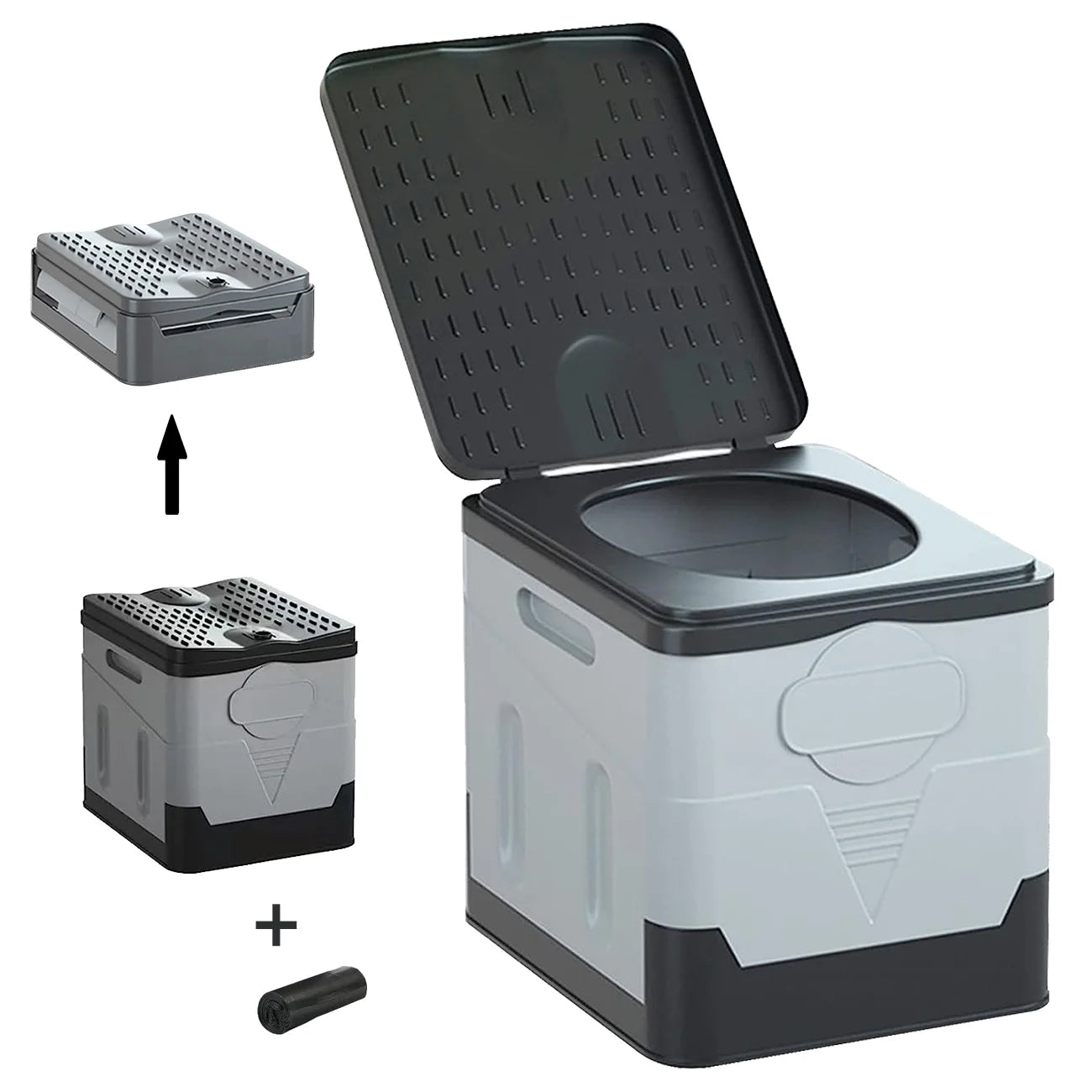 Foldable Travel Toilet for Camping & Outdoors