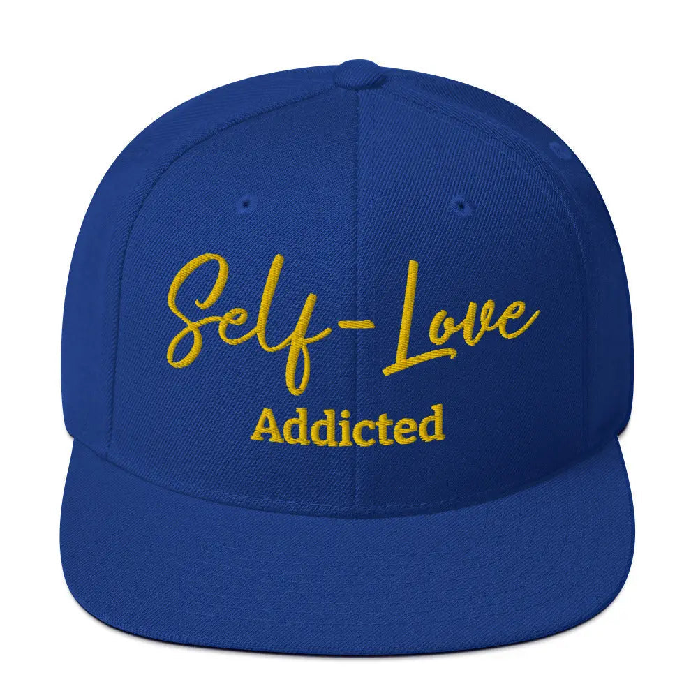 Self Love Addicted Snapback Hat with Embroidery