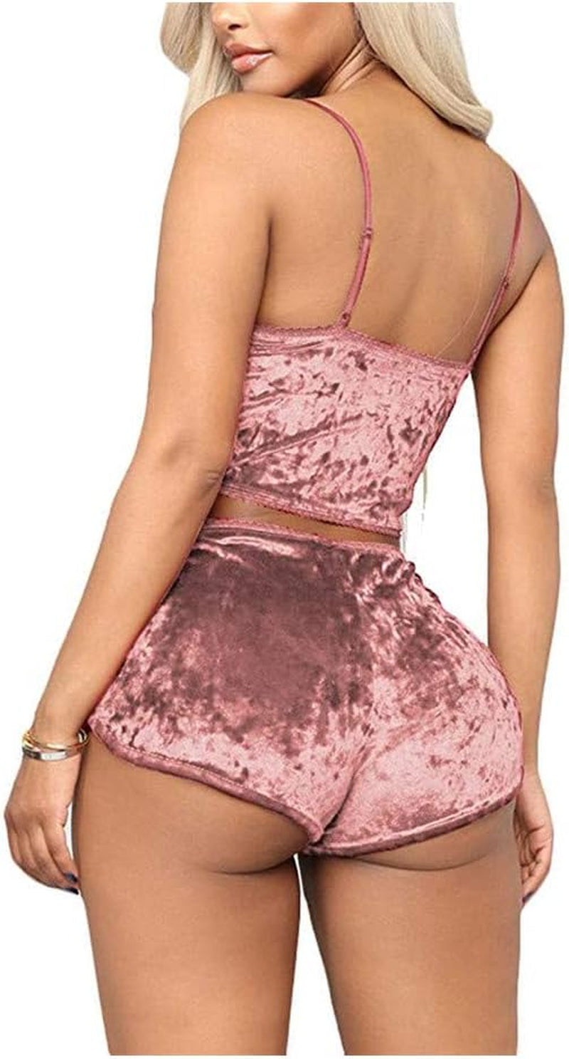 Women's Velvet Pajama Set