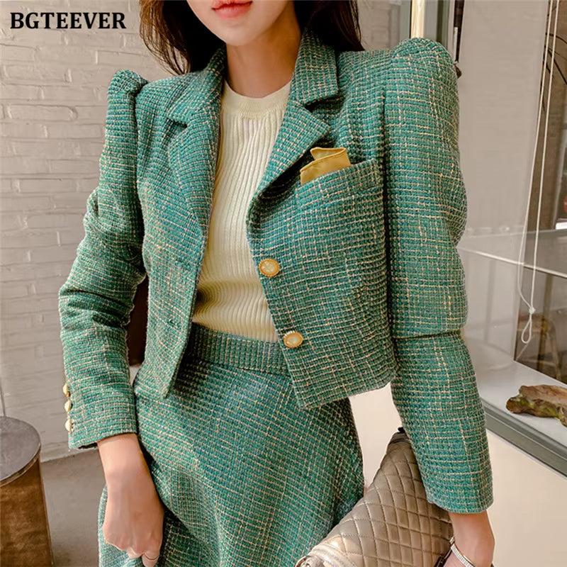 Women's A-Line Skirt Suit