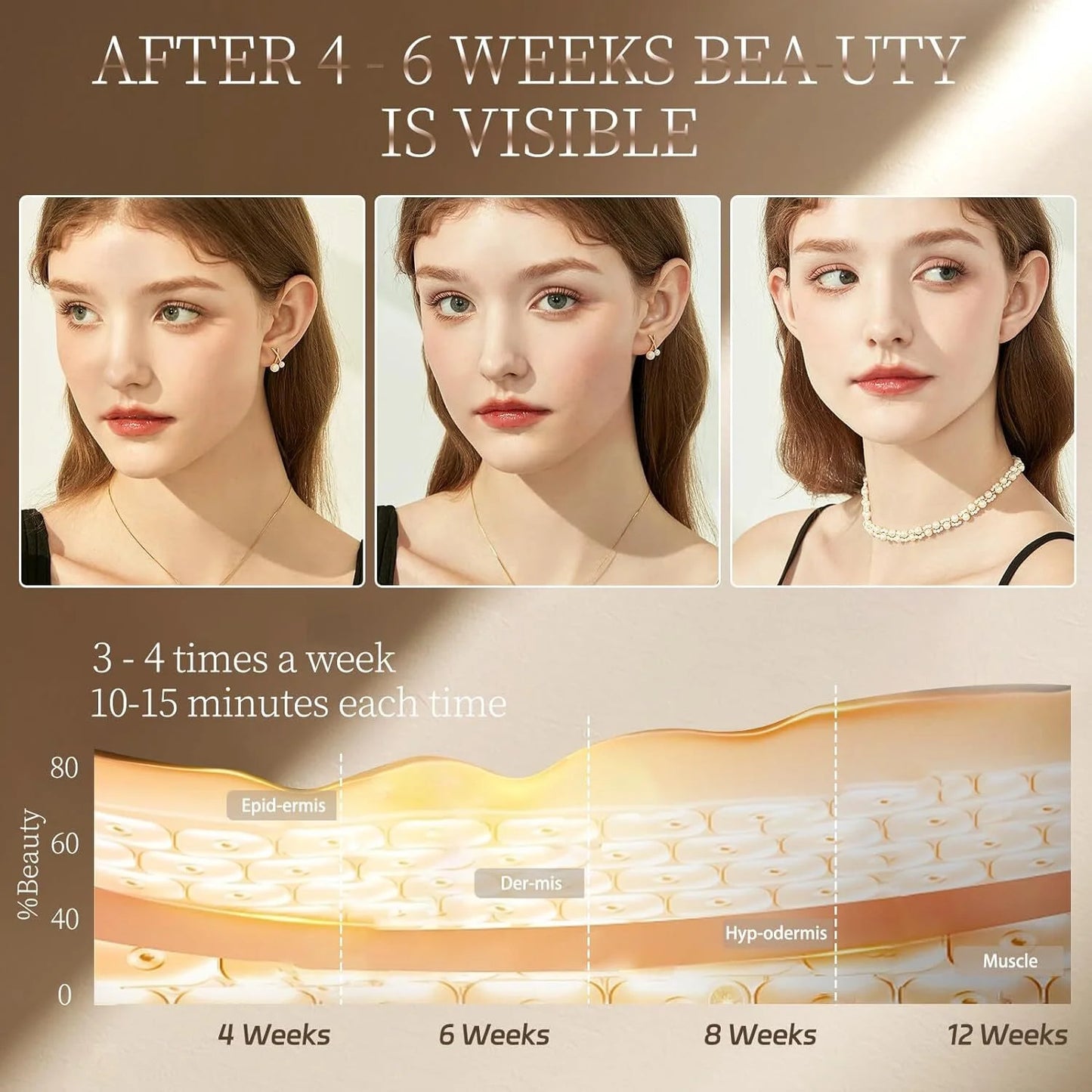 LED Light Therapy Face Mask for Anti-Aging & Skin Tone