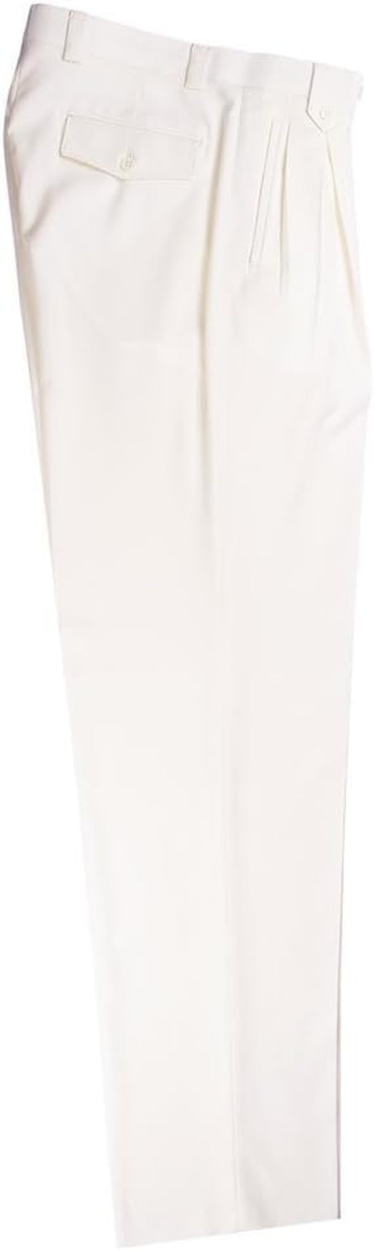 Off-White Wide Leg Pure Wool Dress Pants 2576